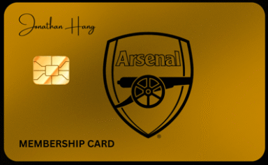 Arsenal Membership Card